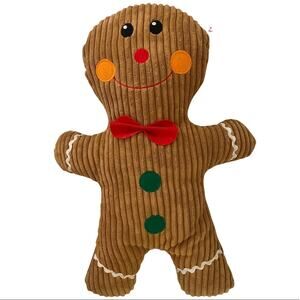 Gingerbread Man Stuffed Cuddly Holiday Decor